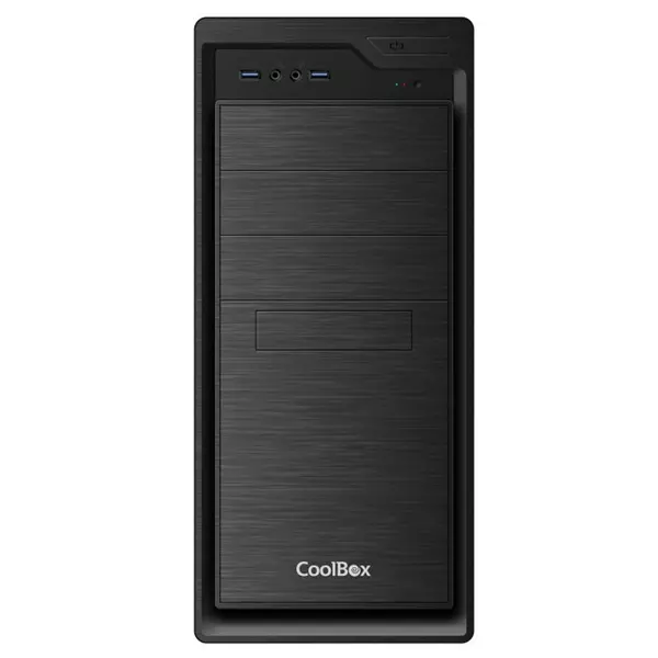 &divide; Caja atx coolbox f800 color antracita usb 3.0 sin fuente de alimentacion