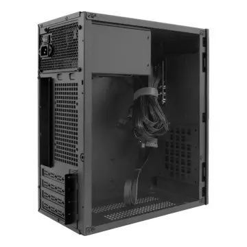 &divide; Caja microatx coolbox m440 gpu 250mm 1x3.5 1x2.5 fuente 500w color negro