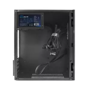 &divide; Caja microatx coolbox m460 gpu max 250mm 1x3.5/2.5 1x2.5/2.5 usb-c 3.2 f.a basic 500w color negro