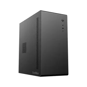 &divide; Caja microatx coolbox m640c gpu max 300mm 1x3.5 2x2.5 color negro con fuente basic500gr 500w