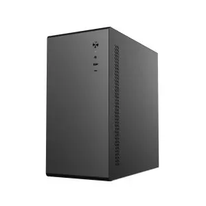 &divide; Caja microatx coolbox m640c gpu max 300mm 1x3.5 2x2.5 color negro con fuente basic500gr 500w