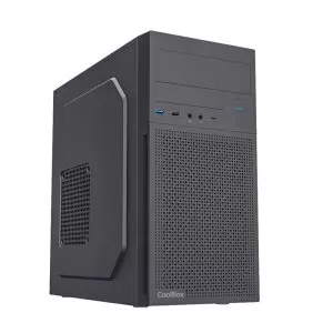 &divide; Caja micro atx coolbox m680 coo-pcm680-0 frontal rejilla disipador max 140mm gpu max negro