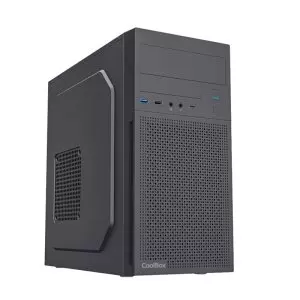 &divide; Caja microatx coolbox m680 gpu max 295mm 1x5.25 2x3.5 3x2.5 f.a basic 500w color negro