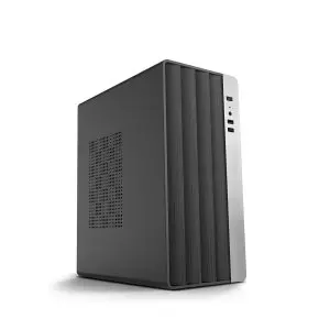 &divide; Caja microatx coolbox m870 gpu max 265mm acero resistente spcc integrado puerto usb-c negra