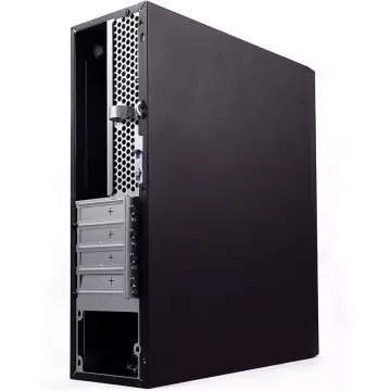 &divide; Caja microatx slim coolbox t360 black integra fuente tfx 80plus bronze posicion vertical y horizont