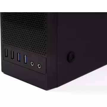 &divide; Caja microatx slim coolbox t360 black integra fuente tfx 80plus bronze posicion vertical y horizont