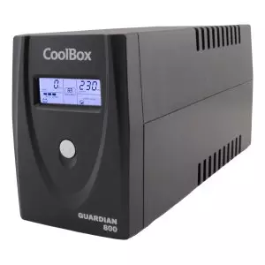 &divide; Sai coolbox guardian 3 800va con lcd 480w 2xschuko color negro
