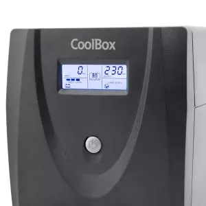 &divide; Sai coolbox guardian 3 800va con lcd 480w 2xschuko color negro