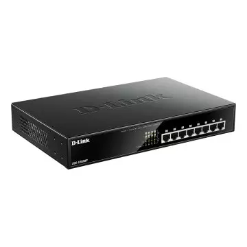 &divide; Switch no gestionable d-link dgs-1008mp giga poe (140w) rack