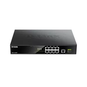 &divide; Switch no gestionable d-link dgs-1010mp 8p giga poe (125w) + 1p giga +1p sfp