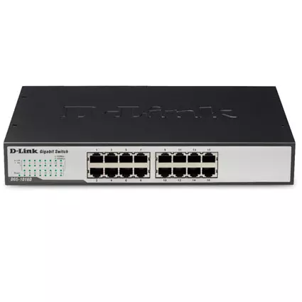 &divide; Switch no gestionable d-link dgs-1016d 16p giga sobremesa kit de instalacion rack 19"