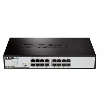 &divide; Switch no gestionable d-link dgs-1016d 16p giga sobremesa kit de instalacion rack 19"