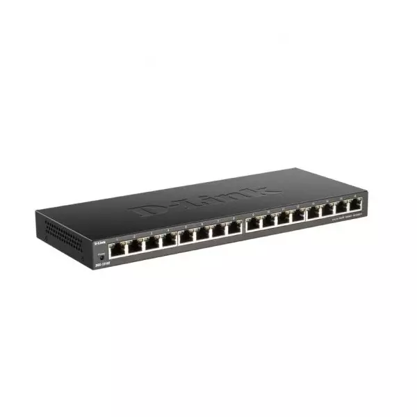 &divide; Switch no gestionable d-link dgs-1016s 16p giga low profile para sobremesa - pared o instalaciones d
