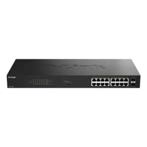 &divide; Switch no gestionable d-link dgs-1018p/e 16p giga poe+(240w)+2p sfp