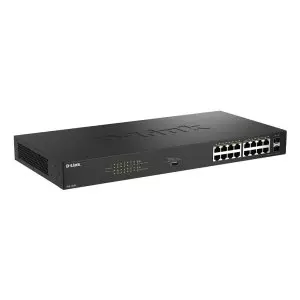 &divide; Switch no gestionable d-link dgs-1018p/e 16p giga poe+(240w)+2p sfp