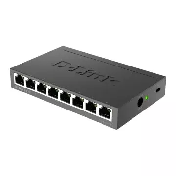 &divide; Switch no gestionable d-link dgs-108 8p giga carcasa metal sobremesa no rack