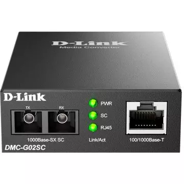 &divide; Convertidor de medios multimodo 100/1000 base-t a 1000 base-sx (sc) 550m power 5v