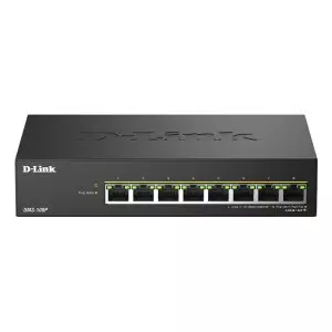 &divide; Switch no gestionable dlink dms-108p 8p multigigabit poe++ 2,5g carcasa metalica sobremesa no rack