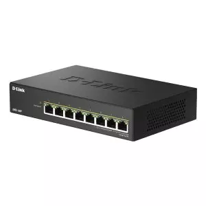 &divide; Switch no gestionable dlink dms-108p 8p multigigabit poe++ 2,5g carcasa metalica sobremesa no rack
