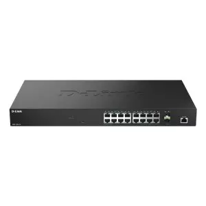 &divide; Switch gestionable l2+ d-link dms-1250-18/e 18p 16x2.5gb 2x10gb sfp+ metalico rack negro