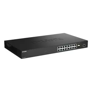 &divide; Switch gestionable l2+ d-link dms-1250-18/e 18p 16x2.5gb 2x10gb sfp+ metalico rack negro