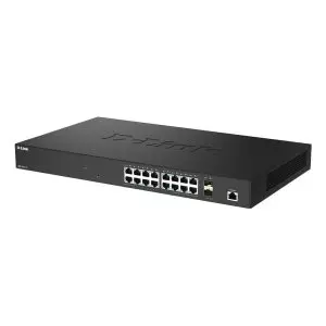&divide; Switch gestionable l2+ d-link dms-1250-18/e 18p 16x2.5gb 2x10gb sfp+ metalico rack negro