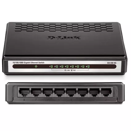 &divide; Switch no gestionable d-link go-sw-5g 5p giga sobremesa no rack