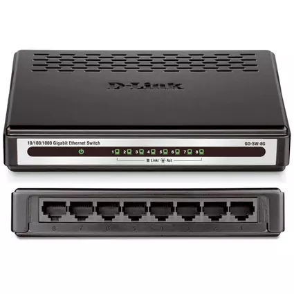 &divide; Switch no gestionable d-link go-sw-8g 8p giga sobremesa no rack