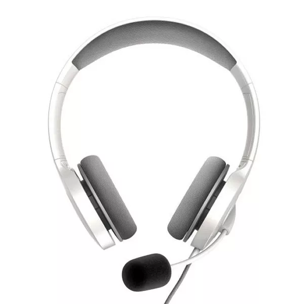 &divide; Headset energy sistem office 3 white diadema ajustable microfono retractil conexion jack 3.5mm y usb