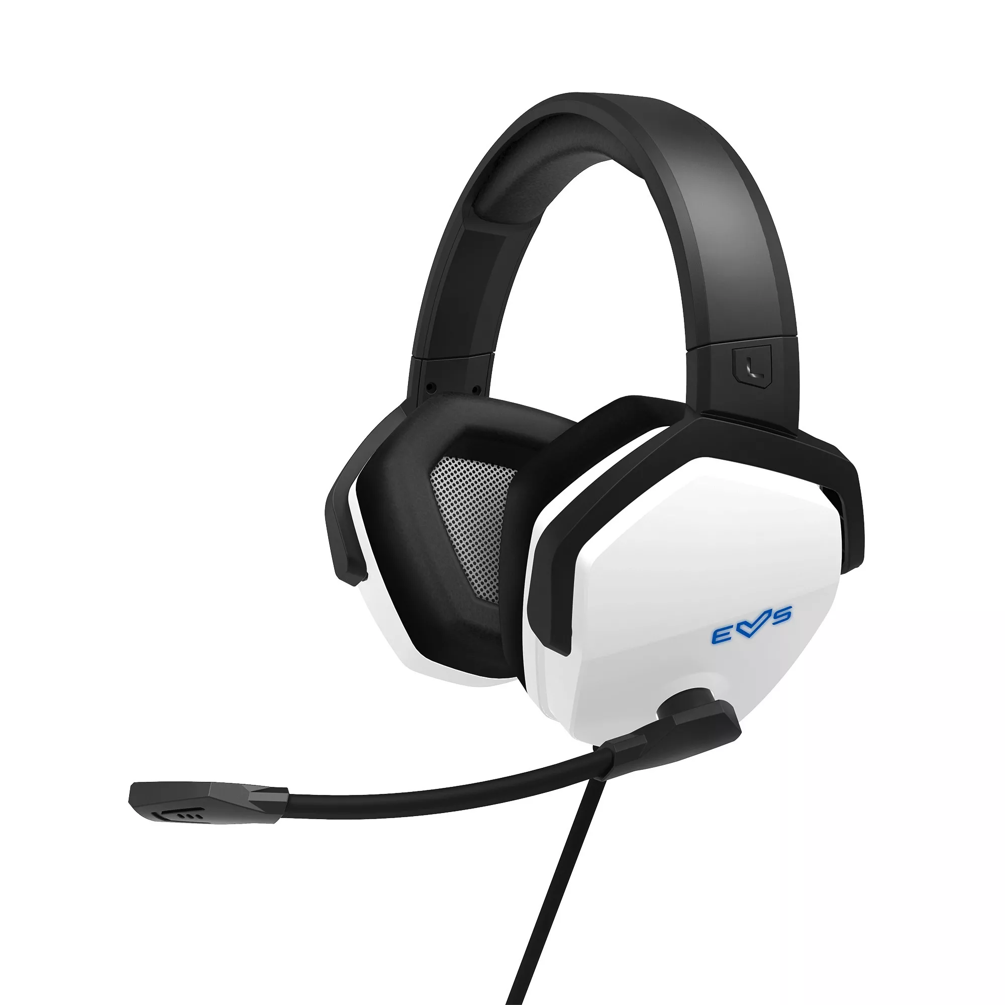 &divide; Headset gaming energy sistem esg 4 white sorround 7.1 blue depp bass microfono boom mic