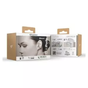 &divide; Auricular intrauditivo bluetooth energy sistem chicpods tws ipx4 bateria 23h blanco