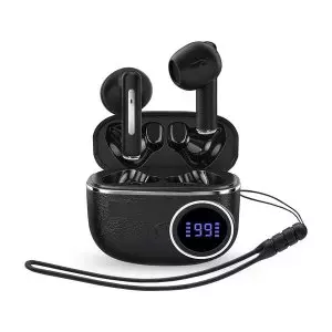 &divide; Auricular intrauditivo bluetooth energy sistem chargeview tws lcd bateria 20h negro