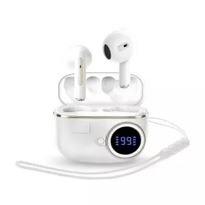 &divide; Auricular intrauditivo bluetooth energy sistem chargeview tws lcd bateria 20h blanco