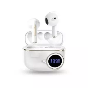 &divide; Auricular intrauditivo bluetooth energy sistem chargeview tws lcd bateria 20h blanco