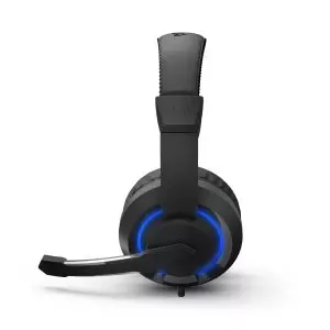 &divide; Headset jack 3.5mm energy sistem halo gaming mic control volumen alim. usb led negro