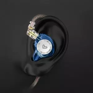&divide; Auricular intrauditivo usb-c energy sistem monitor earphones microfono azul transparente