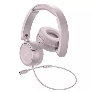 &divide; Headset usb-c energy sistem urban mic control volumen rosa