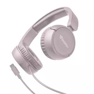 &divide; Headset usb-c energy sistem urban mic control volumen rosa