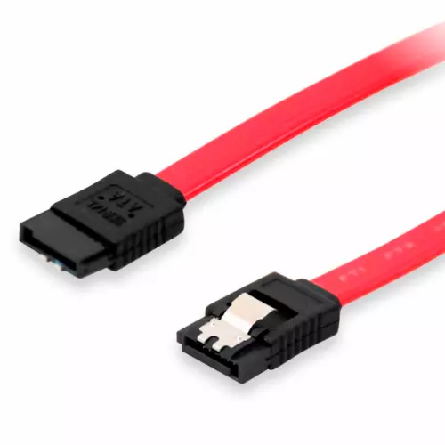 &divide; Cable serial ata datos 0.30m con clip de seguridad 111809
