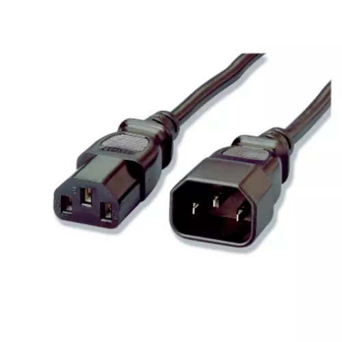 &divide; Cable alargo alimentacion iec macho - hembra equip 1,8m 112100