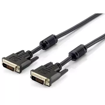 &divide; Cable dvi equip dual link macho - macho 5m con ferritas 118935