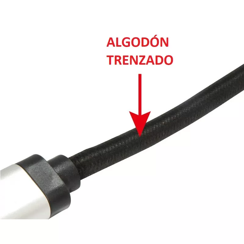 &divide; Cable displayport a displayport premium 1.4 8k/60hz 5m malla algod?n trenzado y conector aluminio eq