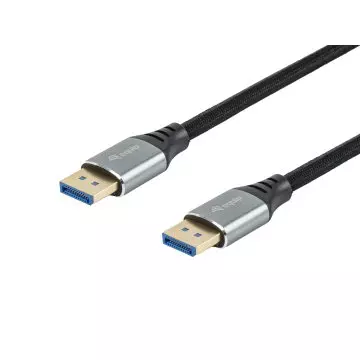 &divide; Cable displayport a displayport premium 2,1 equip 119283 3m 16k 60hz 54gps aluminio