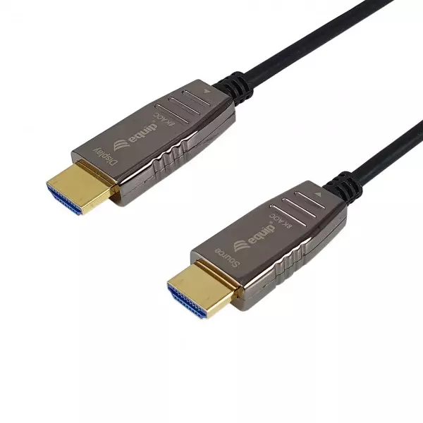 &divide; Cable hdmi activo optico equip hdmi 2.1 8k 60hz 50m