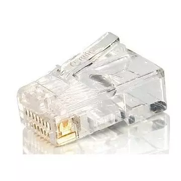 &divide; Kit 100 conectores rj45 equip categoria 5e 121140