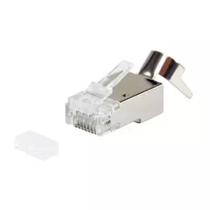 &divide; Kit 50 conectores rj45 equip categoria 8.1 apantallado 121148