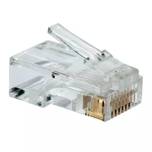 &divide; Kit 100 conectores rj45 equip telefonia 121151