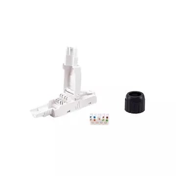 &divide; Kit 5 conectores rj45 equip categoria 6 121161 montaje sin herramientas