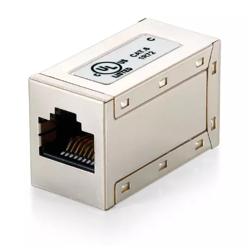 &divide; Adaptador rj45 equip cat.6 apantallado hembra hembra premium 121169
