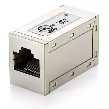 &divide; Adaptador rj45 equip cat.6 apantallado hembra hembra premium 121169